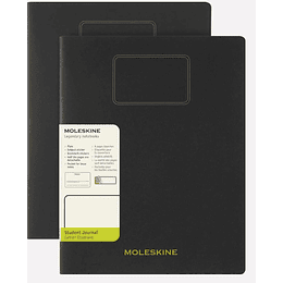 Cuaderno Estudiante. Set De 2 - Tapa Blanda - Xxl - Negro - Lisa