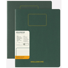 Cuaderno Estudiante. Set De 2 - Tapa Blanda - Xxl - Verde Mirto - De Rayas