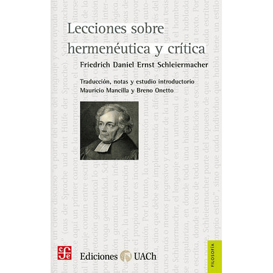 Lecciones Sobre Hermeneutica Y Critica