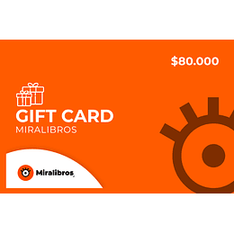 Gift Card Fisica Miralibros - $80.000