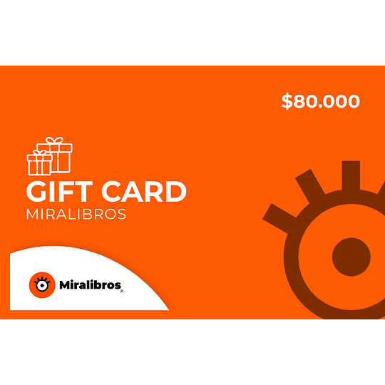 Gift Card Fisica Miralibros - $80.000