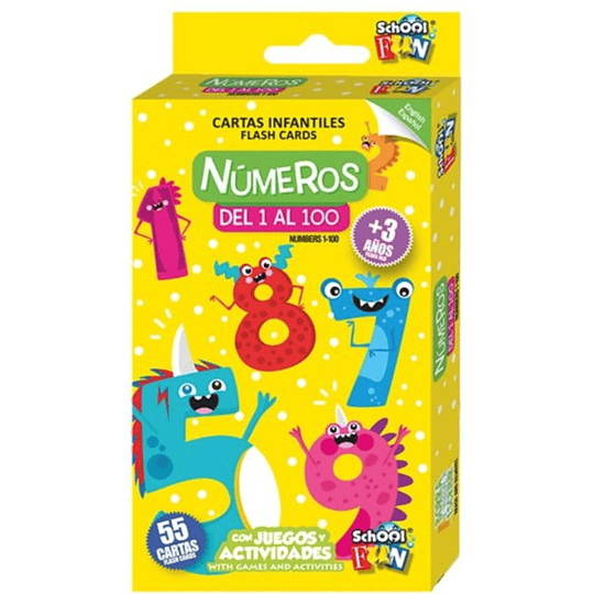 Cartas Infantiles.numeros Del 1 Al 100