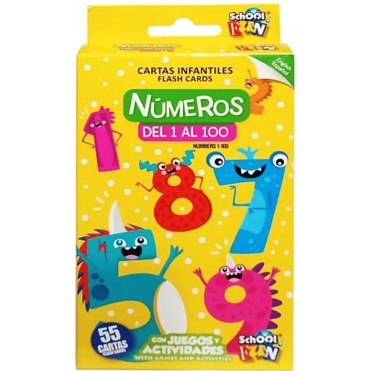 Cartas Infantiles. Formas Numeros Y Colores En Ingles/español