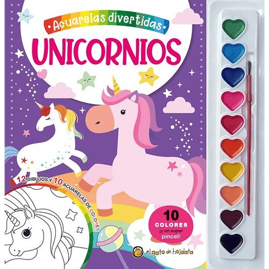 Acuarelas Divertidas: Unicornios