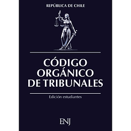 Codigo Organico De Tribunales 2026. Edicion Estudiante