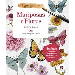 Aprende A Pintar Con Acuarela Mariposas Y Flores