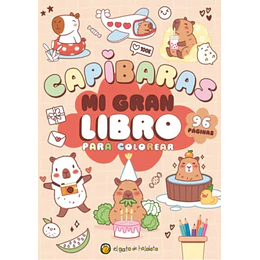 Mi Gran Libro Para Colorear Capibaras