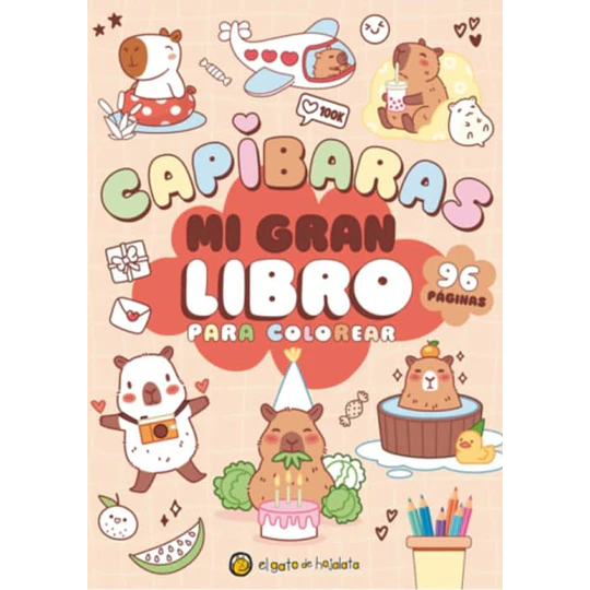 Mi Gran Libro Para Colorear Capibaras