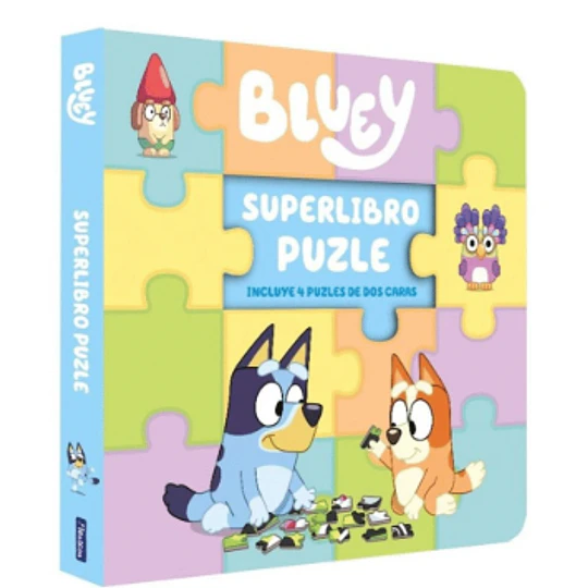 Super Libro De Rompecabezas - Bluey
