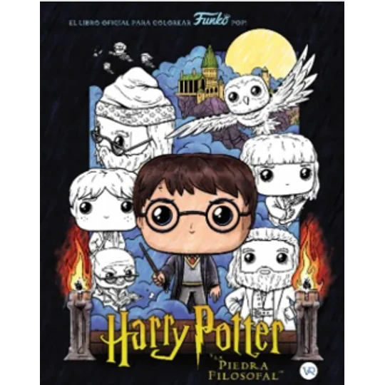 Harry Potter Y La Piedra Filosofal: El Libro Oficial Para Colorear Funko Pop
