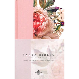 Biblia Rvr1960 Tamaño Manual Letra Grande Flores (Td)