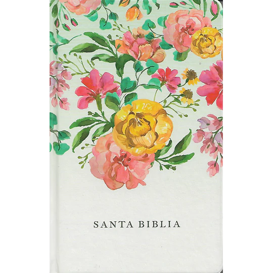 Biblia Rvr196 Letra Grande Flores Nombres De Dios