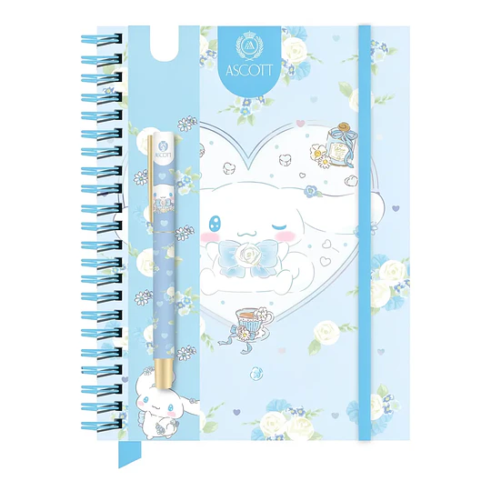Libreta Ascott C/esp+-lapiz Cinnamoroll 