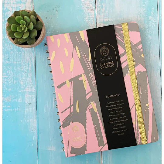 Planner Ascott C/esp Classic Recubierto 17x22cm
