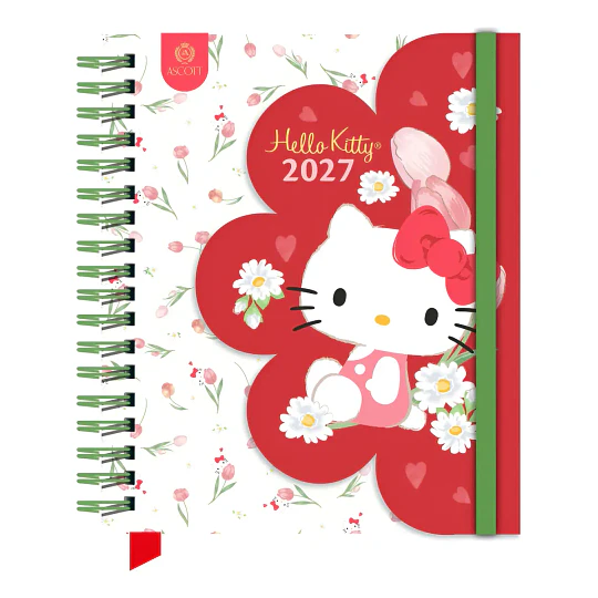 Agenda Ascott C/esp Hello Kitty 17,8x23,5cm