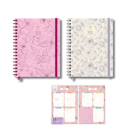 Agenda Ascott  2027 C/espiral Fowered 22x17,1cm