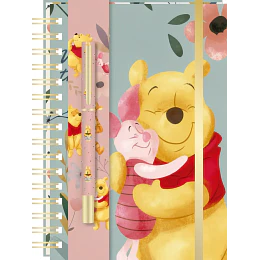 Libreta Ascott C/esp+lapiz Pooh 16x21cm