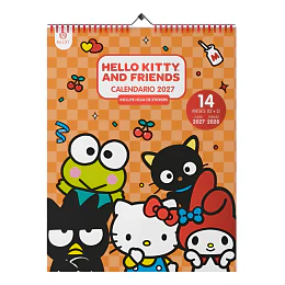 Calendario Pared Ascott Hk.friends 30x40 Cm