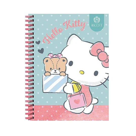 Planner Ascott C/esp Hello Kitty 17.8x23.5cm