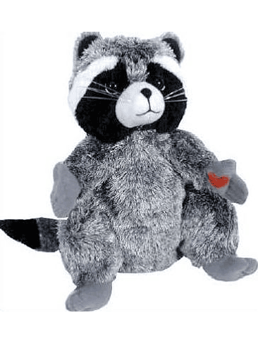 Muñeco De Peluche Chester The Raccoon De Un Beso En Mi Mano 1