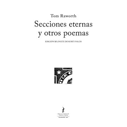 Secciones Eternas Y Otros Poemas