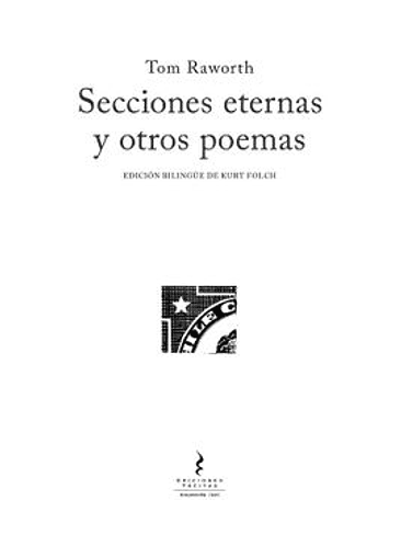 Secciones Eternas Y Otros Poemas 1