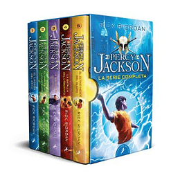 Percy Jackson Y Los Dioses Del Olimpo La Serie Completa - Estuche