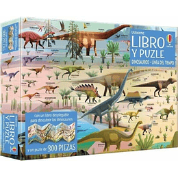 Libro Y Puzzle Dinosaurios Linea De Tiempo