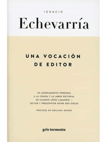 Una Vocacion De Editor 1