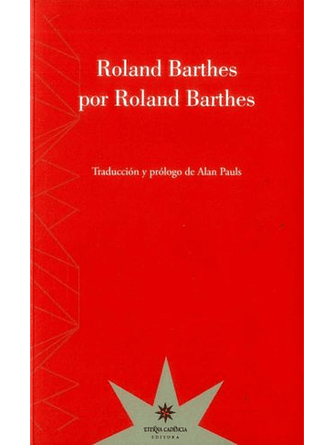 Roland Barthes Por Roland Barthes 1