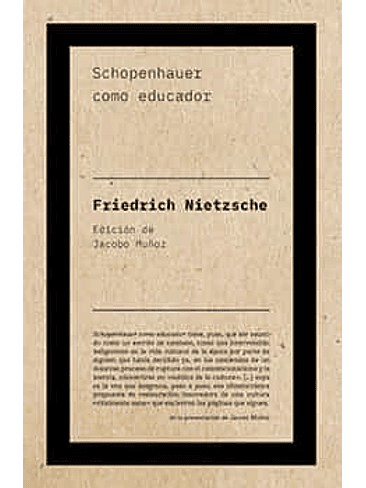 Schopenhauer Como Educador 1