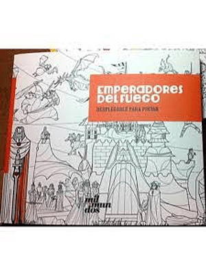 Emperadores Del Fuego  Desplegable Para Pintar 