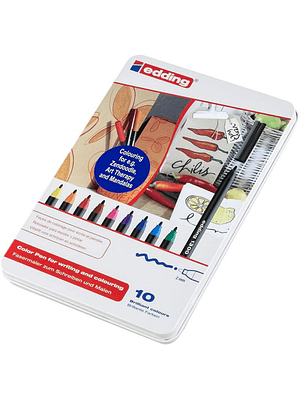 Set De 10 Marcadores De Fibra 