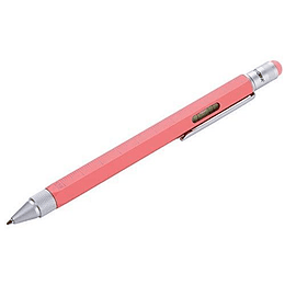 Troika Construction Pen Pip20 Multi-tool Ballpoint Pen Coral Pink