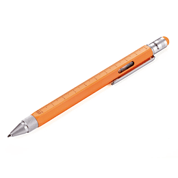 Troika Construction Pen Pip20 Multi-tool Ballpoint Pen Neon Orange