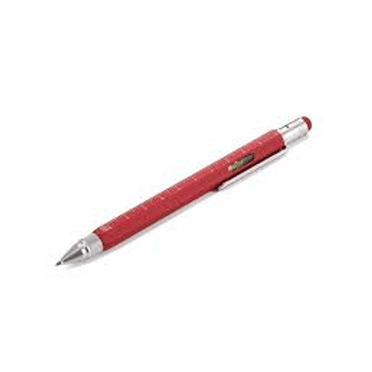 Troika Construction Pen Pip20 Multi-tool Ballpoint Pen Red