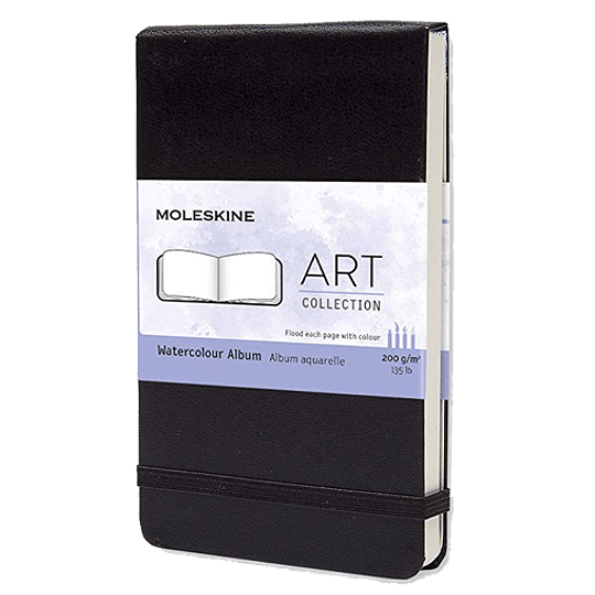 Art Watercolour Album Hc Pocket Black