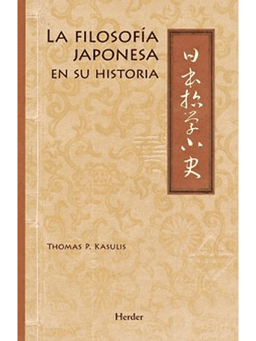 Filosofia Japonesa En Su Historia, La 1