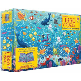 Libro Y Puzzle Laberintos En El Mar