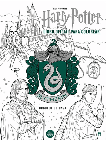 Harry Potter Slytherin Para Colorear 1