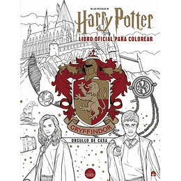 Harry Potter Libro Oficial Para Colorear Gryffindor