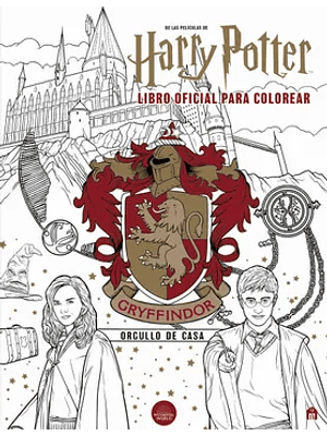Harry Potter Libro Oficial Para Colorear Gryffindor