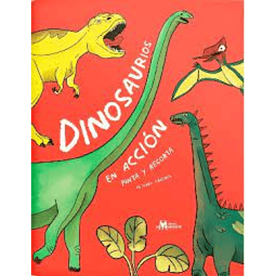Dinosaurios En Accion Pinta Y Recorta