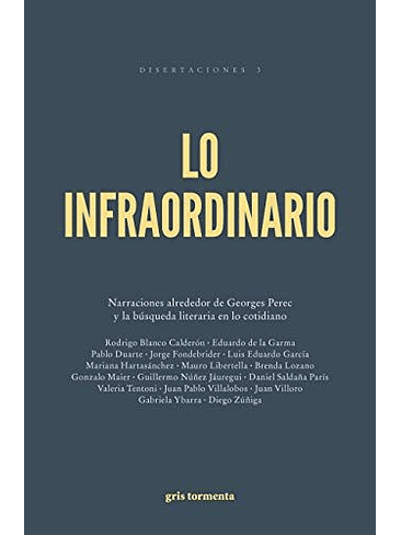 Infraordinario, Lo 1