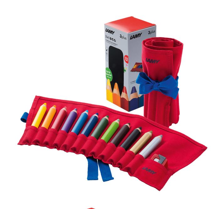 Set Lapices Lamy De 12 Colores Variados Y Sacapunta 3+ 1