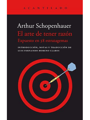 Arte De Tener Razon, El