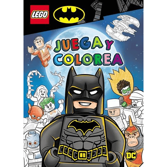 Batman Lego Juega Y Colorea 
