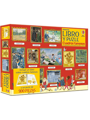 Libro Y Puzzle Cuadros Famosos