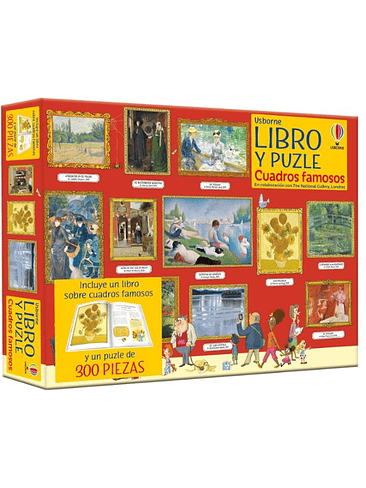 Libro Y Puzzle Cuadros Famosos 1