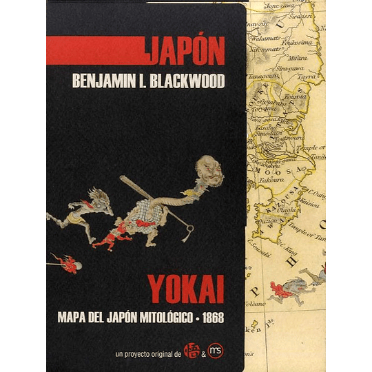 Yokai Mapa Del Japon Mitologico 1868